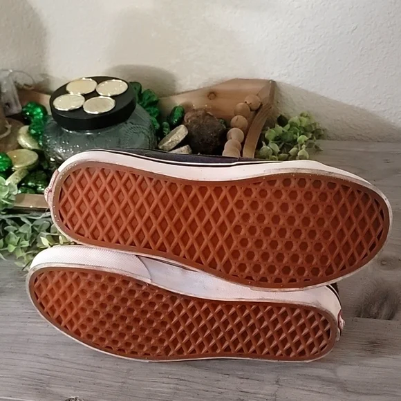 VANS Men's Sk8-Hi Sport Stripes Suede / Canvas High Top Sneaker - Picture 6 of 8